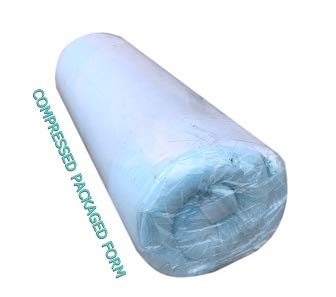 High Density Solid Blue Cooling Gel Infused Memory Foam Pad Dog Pet Bed + Internal Waterproof Cover (40x35x4 Inches (2pack))