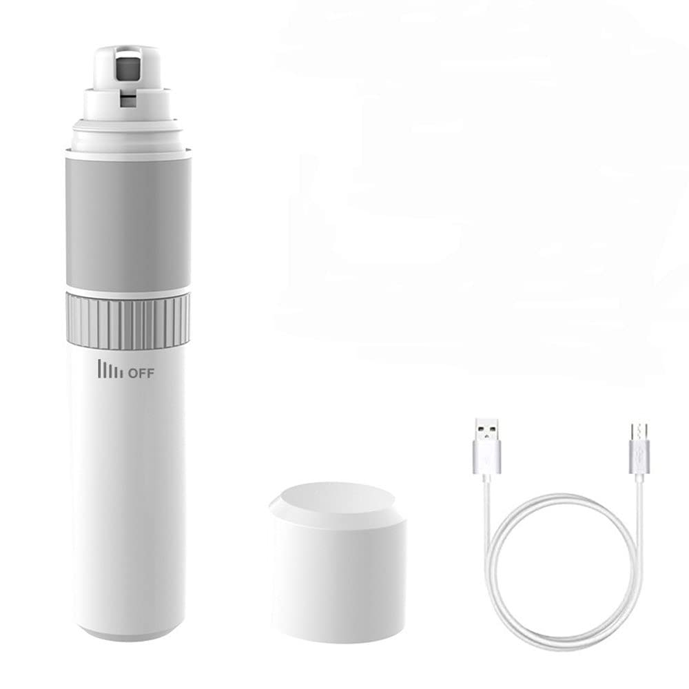 Dog Nail Grinder, Rechargeable Dog Nail Trimmer Adjustable Speed Electric Powerful Pet Nail File Quiet Painless Paws Groomer Smoother for Small Medium Large Dogs Cats