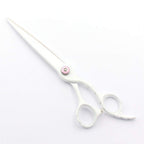 Pet Groomer with Color Large Cut Comprehensive Straight Cut Dog Shearing Hair Shaving Tools, 7" (Size : 7.0 inches yellow) (7.0 inches white)