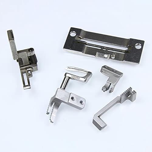 PFAFF 3811-3/55 Gauge Set Golden Wheel CS-5940 5943, PFAFF 3811 Needle Plate Feed Dog Presser Foot Looper Sewing Machine