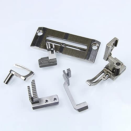 PFAFF 3811-3/55 Gauge Set Golden Wheel CS-5940 5943, PFAFF 3811 Needle Plate Feed Dog Presser Foot Looper Sewing Machine
