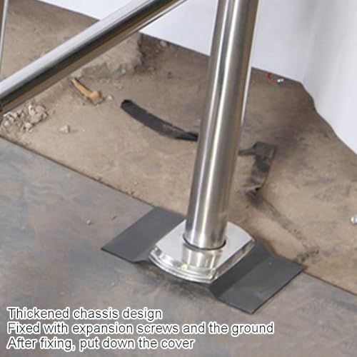 Universal Swing Gate for Supermarkets & Warehouses - Safety Entrance Gate with Guardrail, Automatic Closing Feature for Libraries & Stores