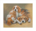 Beagles. A canine fine art dog print from the Crufts Hound group.