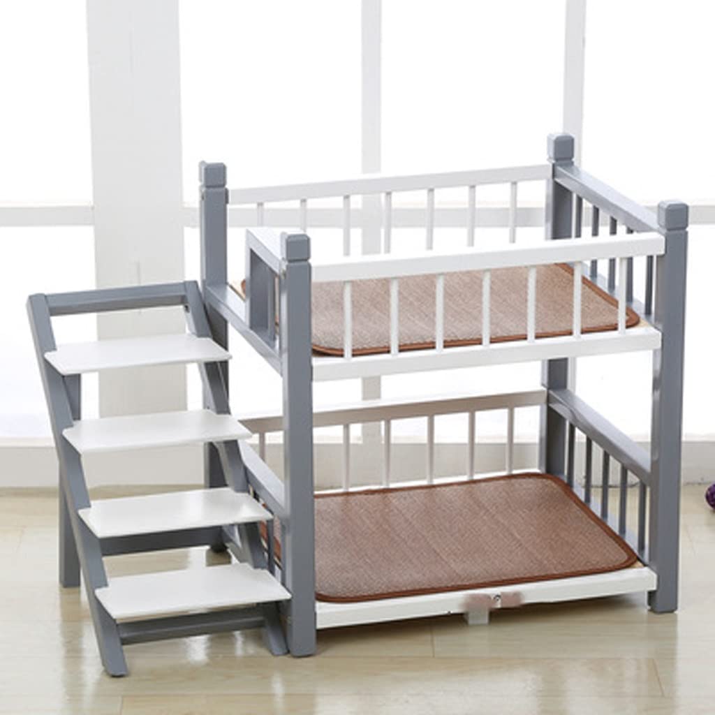 Detachable and Washable Four Seasons Pet Wooden Bed Small Medium and Large Dog Kennel Cat