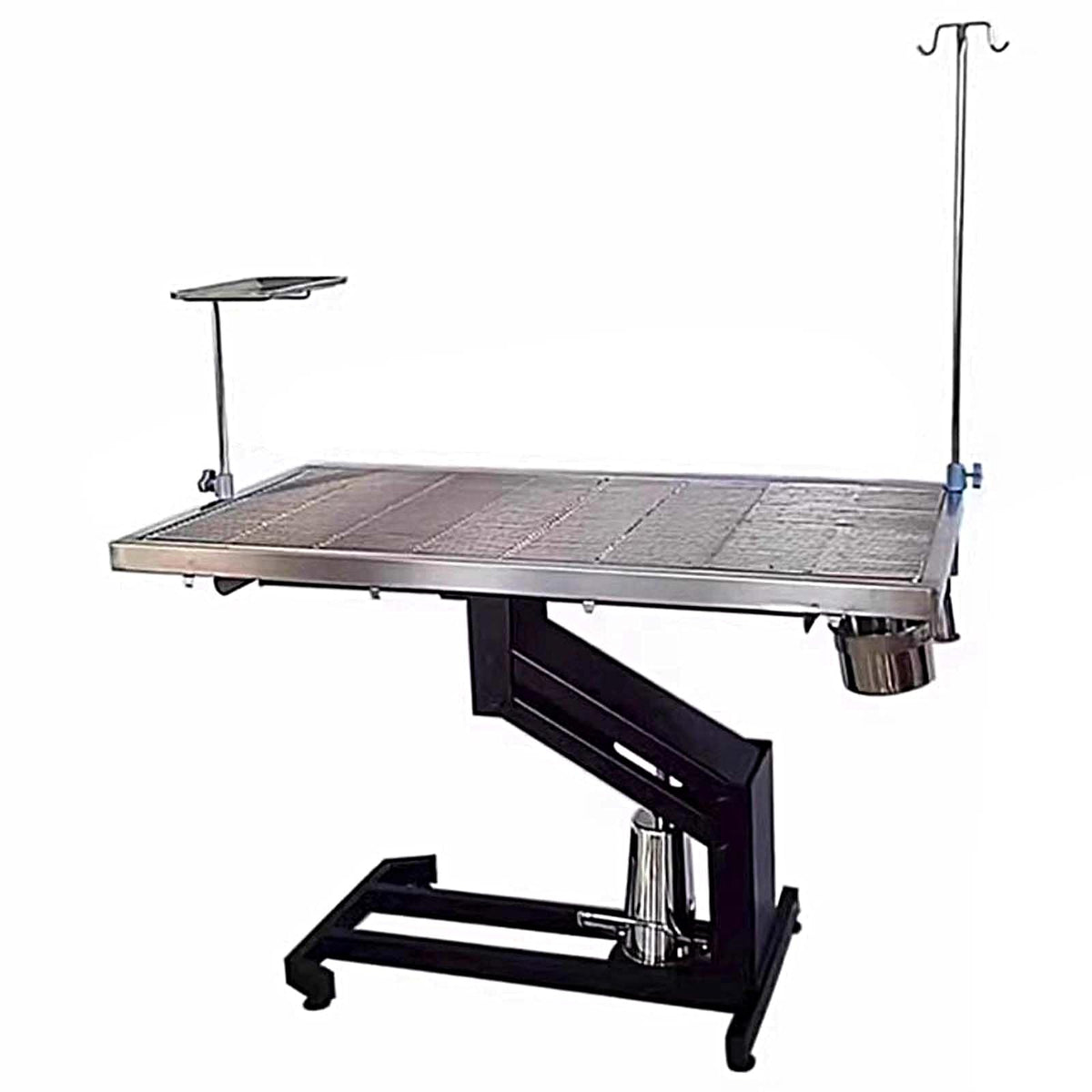 Hospital Pet Operating Table Stainless Steel Dog Grooming Table Electric Lifting Pet Grooming Tables High Load-bearing Capacity for Pets Hospitals and Homes(140x67x51-90cm)
