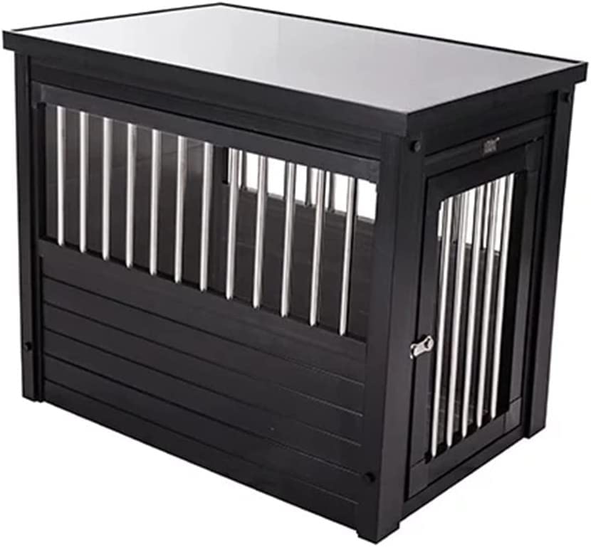 pet Crate Multi-Functional Pet Cage Crate, Furniture Dog Crate End Table, Detachable Pet Kennels with Doors, Medium and Large Dog House for Indoor Use (Color : D, Size : 76 * 54 * 64cm)