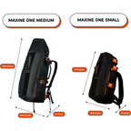 The Maxine One Medium Dog Carrier | Dog Backpack Carrier for Medium Sized Breeds | Adjustable Front Facing Pet Carrier for Travel | Dog Hiking Backpack - Bark After Dark Black