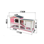 Toys for Birds Premium Outdoor Pet Rabbit Cage The Perfect Home Villa & Snuggly Nest for Your Beloved Bunny for Home Use
