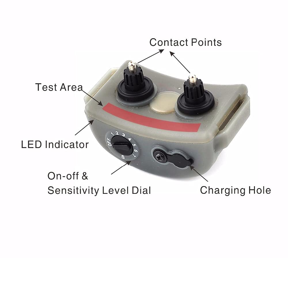 Dog Collar Rechargeable and Waterproof Anti Bark with Static Shock no Stop Training