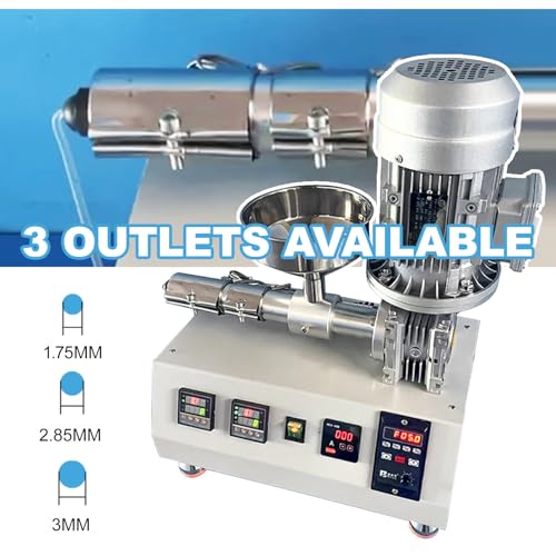 3D Printer Filament Maker, 1000w Pellet Extruder,for ABS/TPU/PET Materials, Ideal for Custom Filament Production