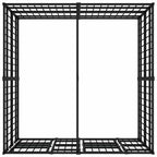 Dog Kennel, Heavy Duty Exercise Playpen, Lockable Gate, Black