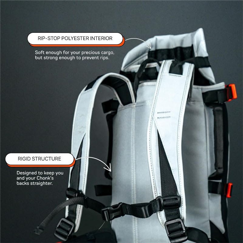 The Maxine One Medium Dog Carrier | Dog Backpack Carrier for Medium Sized Breeds | Adjustable Front Facing Pet Carrier for Travel | Dog Hiking Backpack - Bark After Dark Black