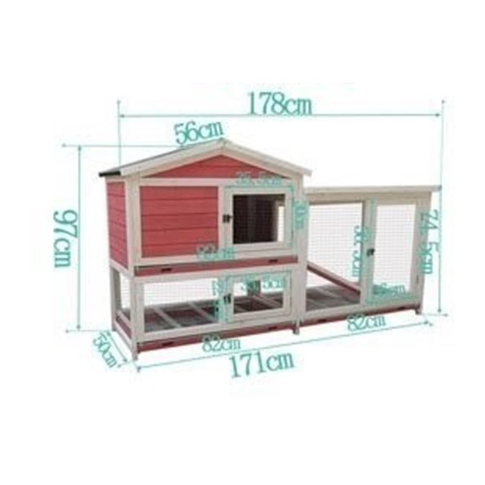 Toys for Birds Ultimate Outdoor Pet Rabbit Cage Stylish Home Villa Cozy Nest for Happy Bunnies for Home Use