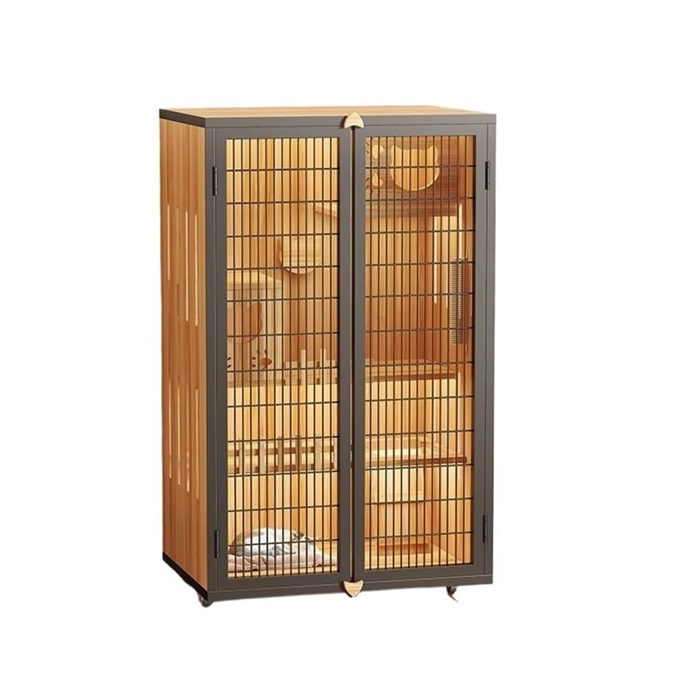 Luxury Pet House Luxury Cat Villa Indoor Cat House Large Cat Cage Stunning Panoramic for Home Use
