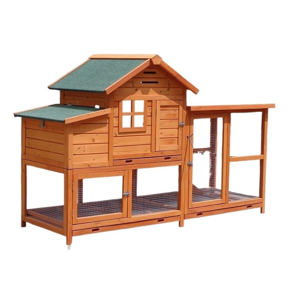 Rabbit Cage Premium Outdoor Pet Rabbit Cage The Perfect Home Villa & Snuggly Nest for Your Beloved Bunny for Home Use