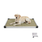 K9 Ballistics Chew Proof Armored Padded Dog Crate Bed, M, Sage Green