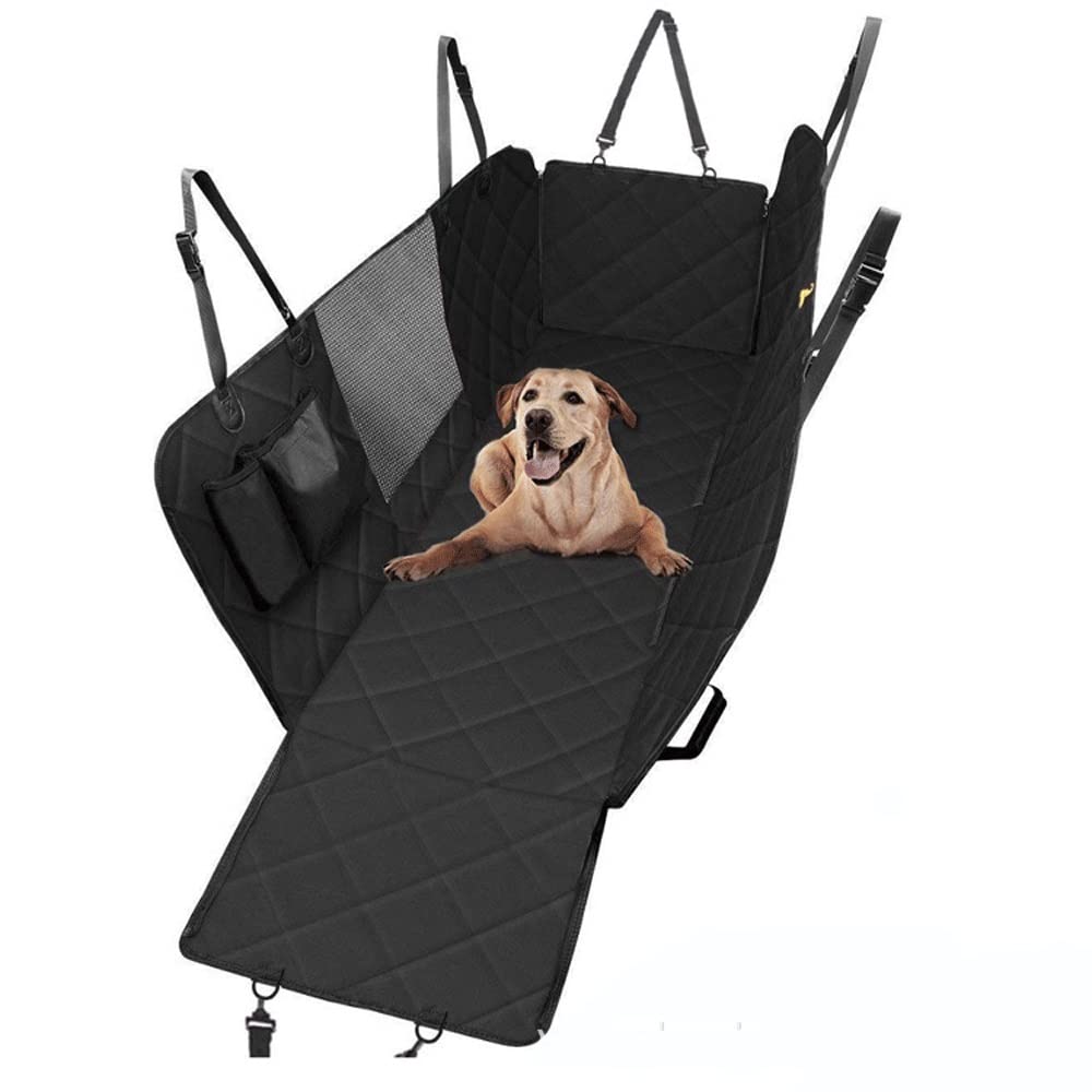 Dog Seat Cover for Back Seat, Waterproof Dog Car Seat Covers with Mesh Window, Scratch Prevent Antinslip Dog Car Hammock, Car Seat Covers for Dogs