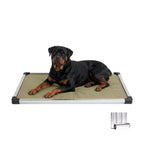K9 Ballistics Chew Proof Armored Padded Dog Crate Bed, M, Sage Green