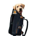 The Maxine One Medium Dog Carrier | Dog Backpack Carrier for Medium Sized Breeds | Adjustable Front Facing Pet Carrier for Travel | Dog Hiking Backpack - Bark After Dark Black