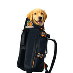 The Maxine One Medium Dog Carrier | Dog Backpack Carrier for Medium Sized Breeds | Adjustable Front Facing Pet Carrier for Travel | Dog Hiking Backpack - Bark After Dark Black
