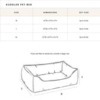 Pendleton Berber Bolster Dog Bed, Plush Kuddler with Removable Washable Cover, Pet Bed for Dogs and Cats, X-Large, Harding Tonal Natural