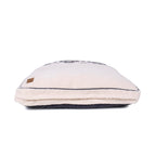Pendleton Berber Dog Bed, Plush Pet Napper with Faux Suede Reverse and Removable Washable Cover, Rectangle Pet Bed, Large, Harding Tonal Natural
