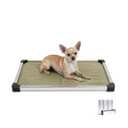 K9 Ballistics Chew Proof Armored Padded Dog Crate Bed, M, Sage Green