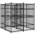 Dog Kennel, Heavy Duty Exercise Playpen, Lockable Gate, Black
