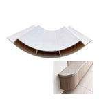 Recessed Display Cabinet Trim with Internal Support Rib, PVC