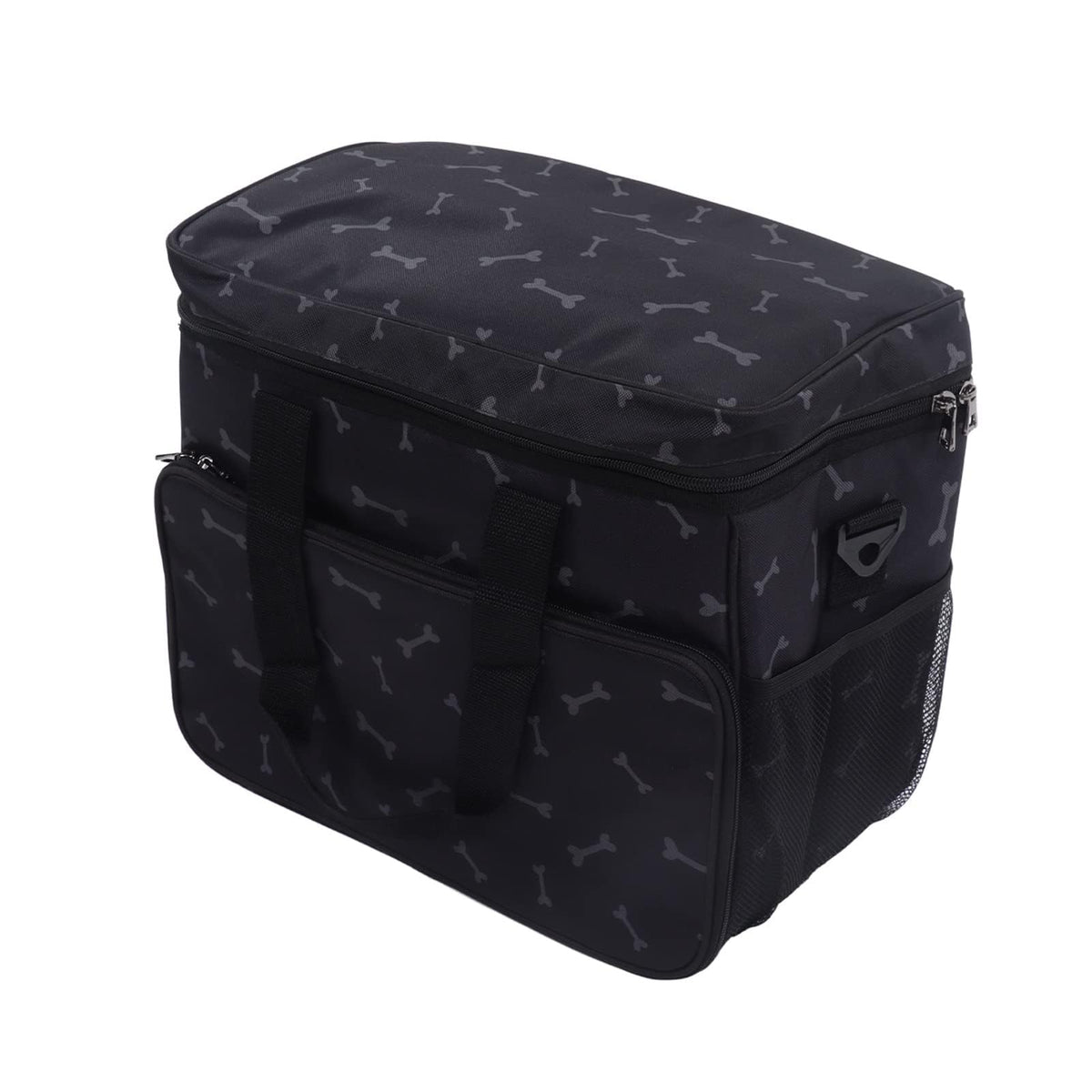 Dog Travel Bag, Multifunction Pockets, Lightweight & Durable Oxford Cloth, for Travel, Hiking, Outdoor Activities, Approx. 38.5x21x33cm