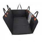 Convertible Car Bed for Dogs, Extended Waterproof Seat Cover with Anti-Slip Backing， Comfortable Pet Mat for SUV Truck Travel