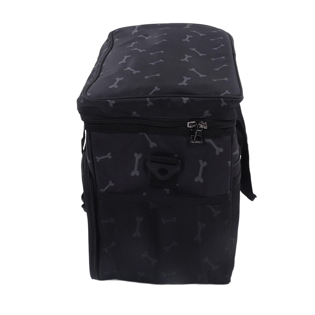 Dog Travel Bag, Multifunction Pockets, Lightweight & Durable Oxford Cloth, for Travel, Hiking, Outdoor Activities, Approx. 38.5x21x33cm