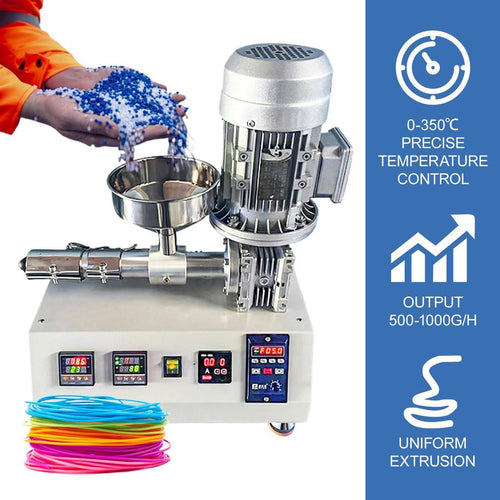 3D Printer Extruders,Desktop Plastic Recycled PET Filament Maker,Output Filament 500–1000g/H