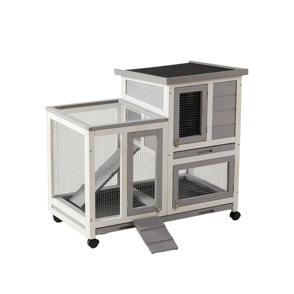 Rabbit Cage Premium Outdoor Pet Rabbit Cage The Perfect Home Villa & Snuggly Nest for Your Beloved Bunny for Home Use