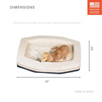 Homestead Dog Bed, Orthopedic Memory Foam, Oak, Washable Cover