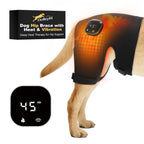 Dog Hip Brace with Heat & Vibration, Patent Pending（Female Dog, XXL)