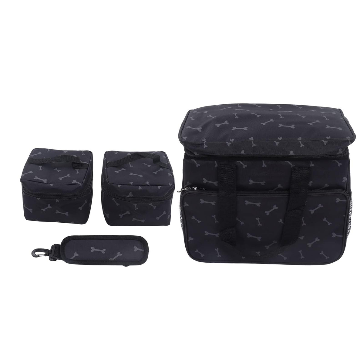 Dog Travel Bag, Multifunction Pockets, Lightweight & Durable, for Travel Hiking Outdoor Activities, Oxford Cloth, Approx 38.5x21x33cm
