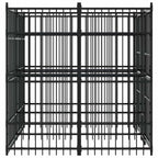 Dog Kennel, Heavy Duty Exercise Playpen, Lockable Gate, Black
