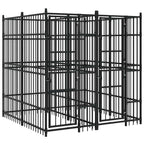 Heavy Duty Outdoor Dog Kennel Steel Playpen 189x75.6x78.7 in