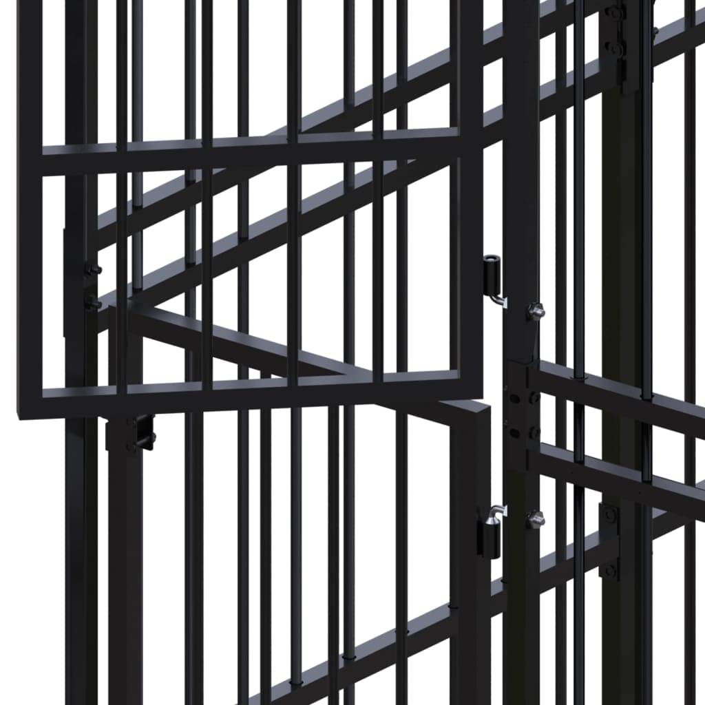 Dog Kennel Outdoor Outside Kennels Pet Kennel Playpen for Training Outdoor Dog Kennel Steel 158.8 ft2 for Yard Outdoor Pet Enclosure Kennel Fence Dog Cage