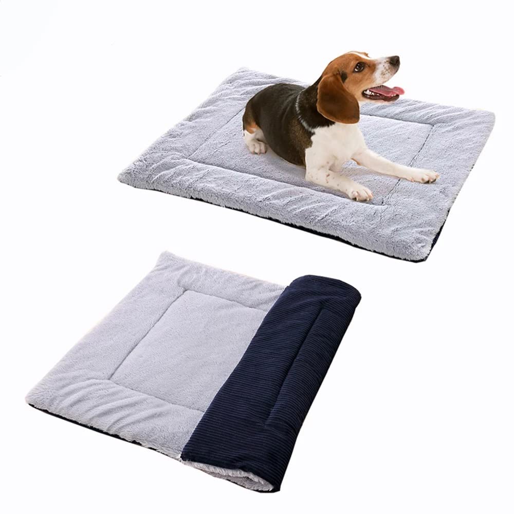 Double-Sided Plush Pet Sleeping Mats Super Soft Dog Mattresses Cat Crate