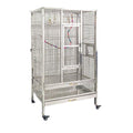 Conure cage Luxury Time Capsule Parrot Villa Premium Stainless Steel Metal Birdcage for Stylish Feathered Friends for Indoor Use