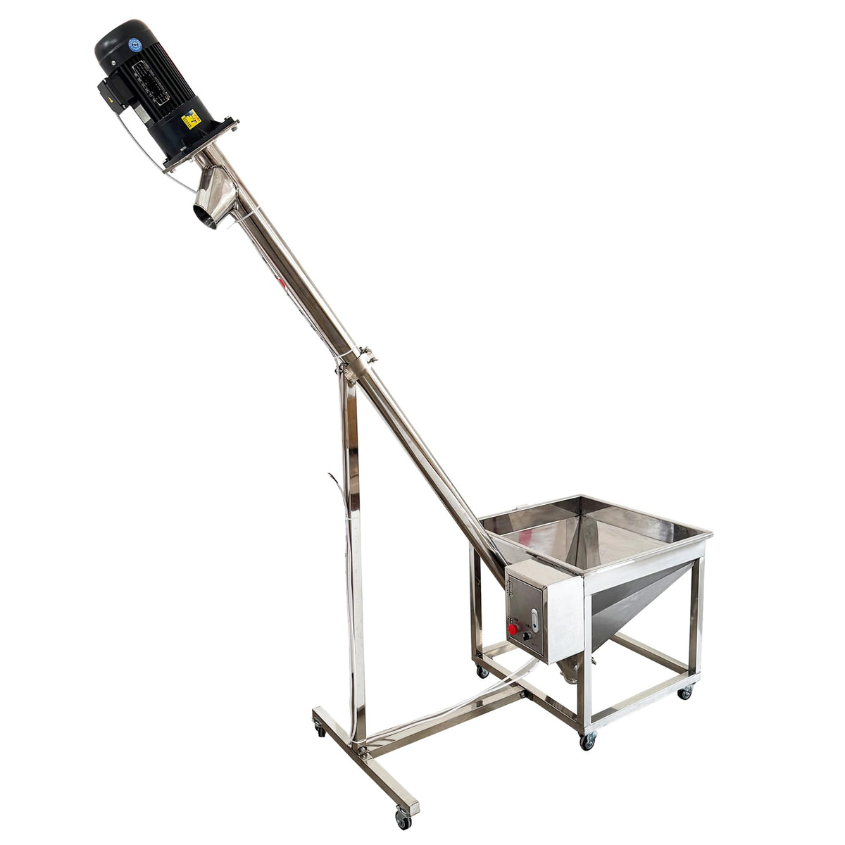 Screw Conveyor Granule Feeder, 110-661 lb/h, 220V Single Phase