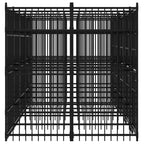 Heavy Duty Outdoor Dog Kennel Steel Playpen 189x75.6x78.7 in