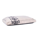 Pendleton Berber Dog Bed, Plush Pet Napper with Faux Suede Reverse and Removable Washable Cover, Rectangle Pet Bed, Large, Harding Tonal Natural