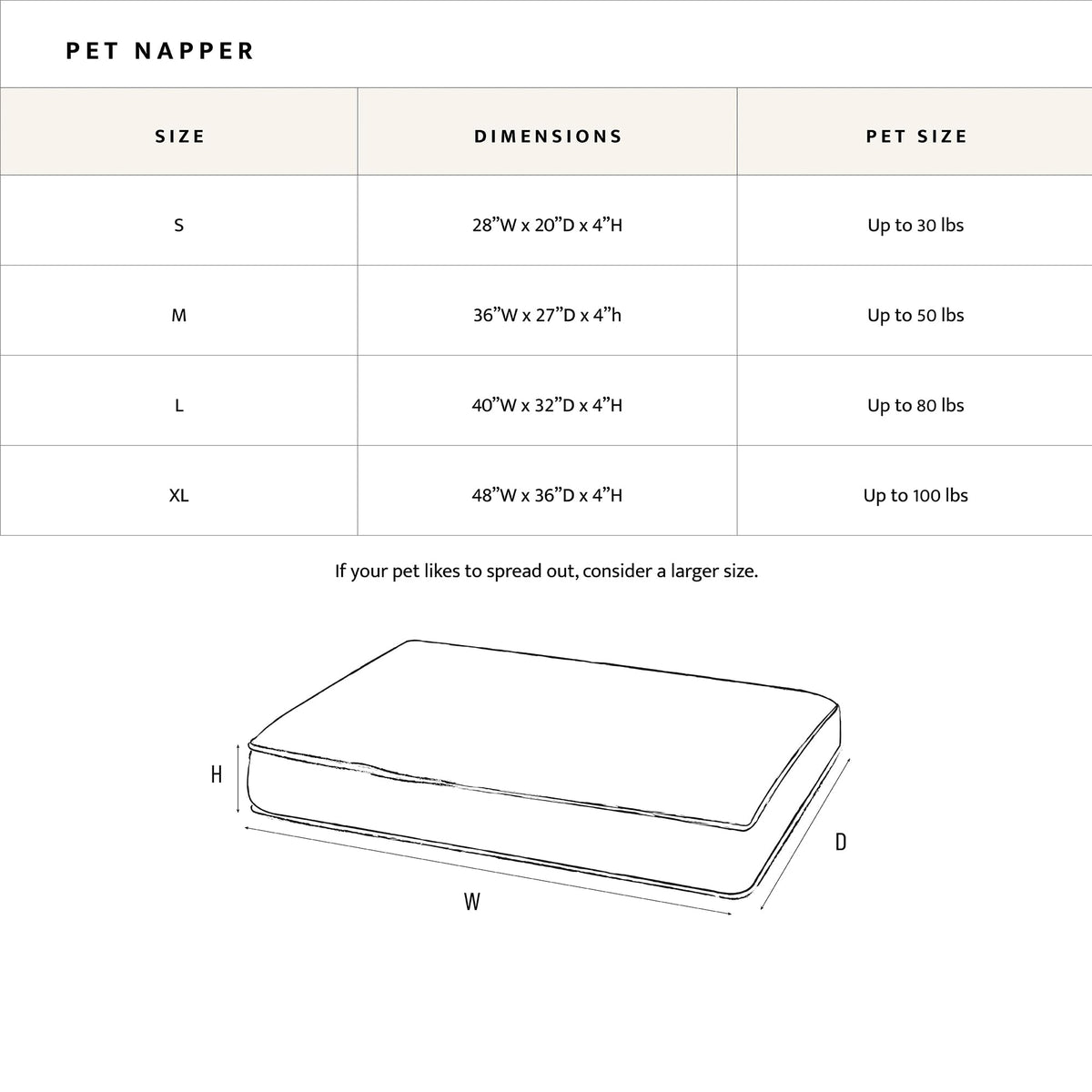 Pendleton Berber Dog Bed, Plush Pet Napper with Faux Suede Reverse and Removable Washable Cover, Rectangle Pet Bed, Large, Harding Tonal Natural