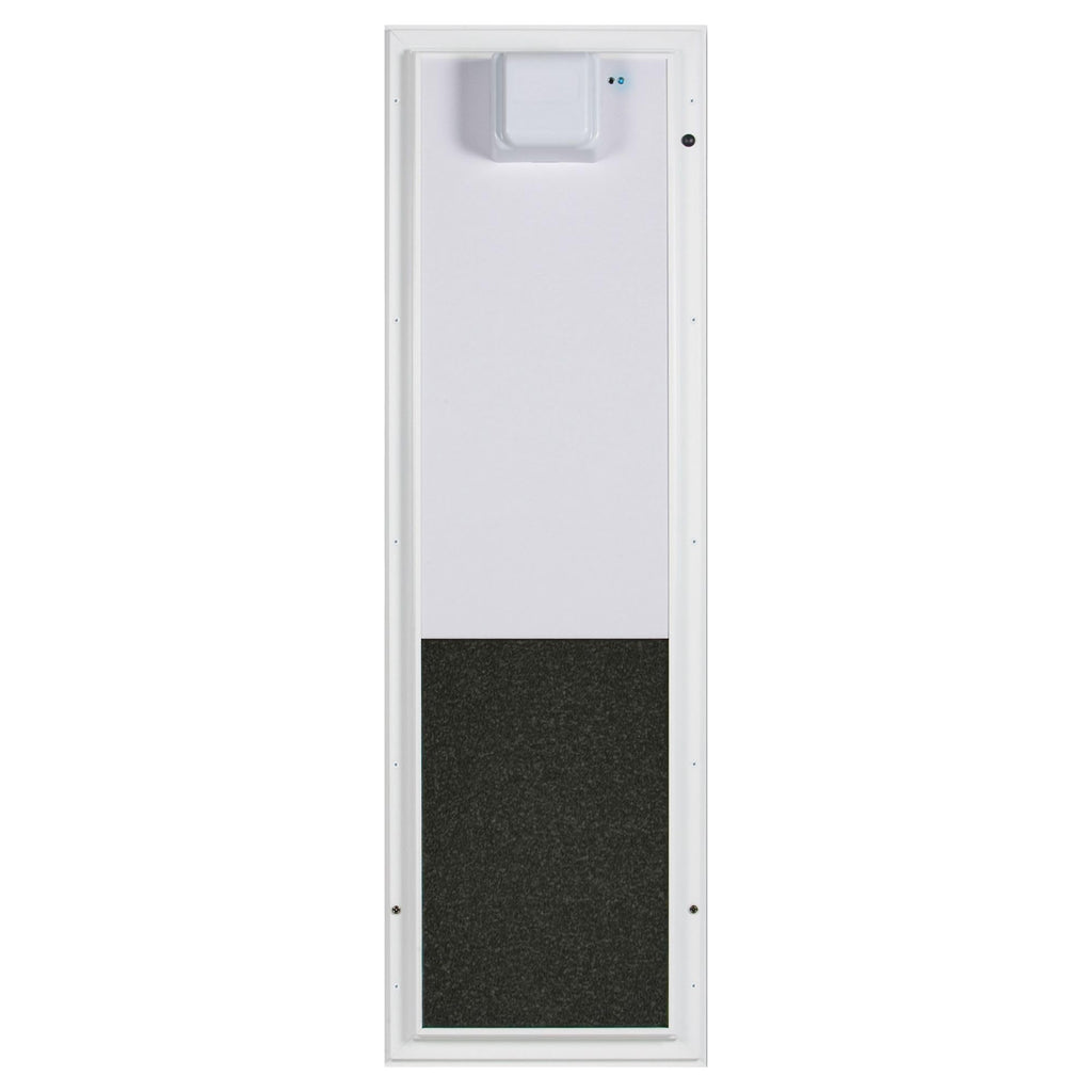 PlexiDor Performance Pet Doors Electronic Dog Door Large Door Mount - White