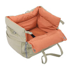 Generic Car Pet Bed, Detachable Washable Portable Travel Pet Car Seat, Dog Seat with Harness, Ideal for Outdoor Cats & Dogs