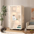 Luxury Pet House Panorama Cat Villa Luxury Cat House Spacious Indoor Cat Cage for Home Use