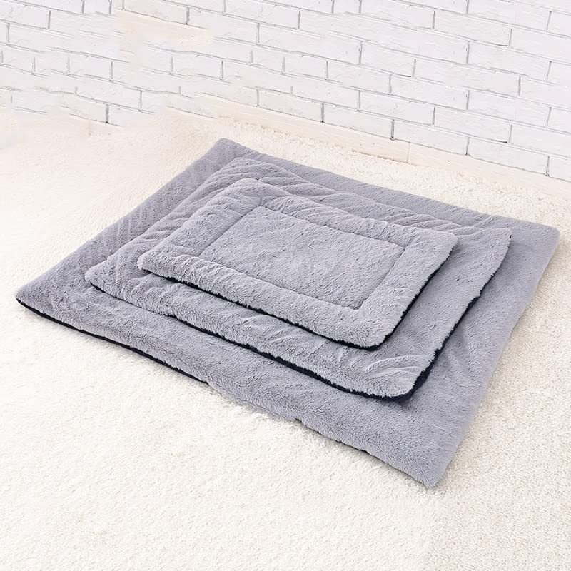 Double-Sided Plush Pet Sleeping Mats Super Soft Dog Mattresses Cat Crate